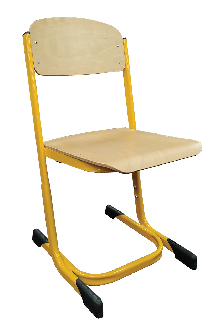 EDUARD židle student. stavitelná, velikost 3 - 5 RAL 1028 - žlutá